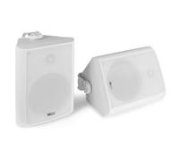 Speakerset, geschikt voor buiten - Power Dynamics BC65V witte speakerset voor 100V systemen en 8 Ohm - 150W (952.114)