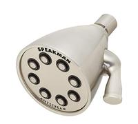 Speakman S-2251-BN Signature Icon Anystream High Pressure Adjustable Solid Brass Shower Head, Brushed Nickel