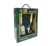 Spear & Jackson 3055KEW Set Regalo Botanico Kew Gardens - Paletta e Forca in Acciaio Inox con Manico in Legno FSC e Guanti da Giardino con Palmo in Pelle