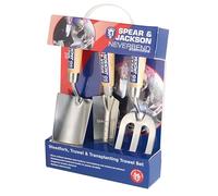 Spear & Jackson 3056GS/12 Kit di 3 Attrezzi da Giardinaggio in Acciaio Inossidabile Neverbend