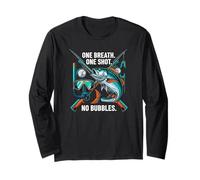 Spearfishing One Breath One Shot No Bubbles Diver Maglia a Manica