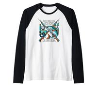 Spearfishing One Breath One Shot No Bubbles Diver Maglia con Maniche Raglan
