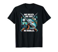 Spearfishing One Breath One Shot No Bubbles Diver Maglietta