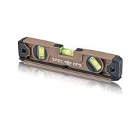 Spec Ops Tools - Livella magnetica Torpedo da 25,4 cm, sistema elastico per laccio emostatico, fiale a blocchi più grandi del 33%, alluminio, 3% donato ai veterani