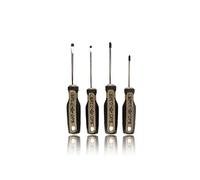 Spec Ops Tools Set di 4 cacciaviti Phillips #1 & #2, intaglio 3/16" e 1/4", punta magnetica, 3% donato ai veterani