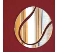 Specchi Acrilici A Forma Di Palla Da Tennis - Varie Dimensioni