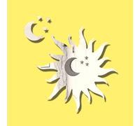 Specchi Acrilici A Forma Di Sole, Luna E Stelle - Varie Dimensioni