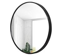 Specchi da Bagno da 50 cm Specchio rettangolo Montato a Parete, Moderno Specchio a Parete in Oro Opaco HD Specchio di vanità in Vetro, eleva Lo Stile del Tuo Black,60cm