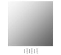 vidaXL Specchi da Parete 2 pz 50x50 cm Quadrati in Vetro