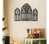 Specchi da parete gotici 3 pezzi Specchi da parete barocchi Decoro rustico