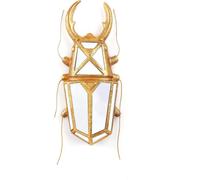 Specchi decorativi a forma di insetti e scarabeo, realizzati a mano, in resina, decorazione da parete in vetro, perfetti per case a tema vittoriano ed europeo (scarabeo di cervo dorato)