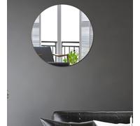 Specchi decorativi rotondi e ovali in acrilico per aggiungere un tocco di eleganza alle pareti (rotondo)