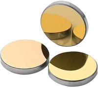 Specchi in Silicone per Laser Co2 Specchi Riflettenti Si Mo per Incisione Laser Lenti Riflettenti in Silicone Placcato in Oro Diametro 20 Mm 25 Mm, Si Mirror 3pcs, 19.05mm