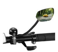 Specchi Per Bici Da Manubrio | Montaggio Manubrio Specchietto Laterale | Accessorio Ciclismo Regolabile 360 Gradi Con Campana Visuale Sicura Per Percorsi Montani