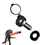 Specchi Per Cicli Monte Manubrio - Dispositivo Manico Posteriore, Marcia Terminale | Attacco Angolare Posteriore Flessibile, Kit Specchio Di Visualizzazione A Rotazione Chiara Per Bici Da Strada Per L