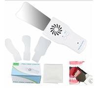 Specchi per riflettori orali dentali Specchio antiappannamento a LED Riflettori in acciaio inossidabile Vetro con specchi da 4 pezzi Strumenti per dentisti