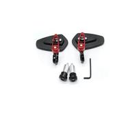Specchi Per SHIVER Per GT Per TUONO R Per RSV4 Per RSV4 Per FACTORY Specchietti Retrovisori Moto Da 7/8" 22mm Bar End Glass Rear View Retrovisori(Red)