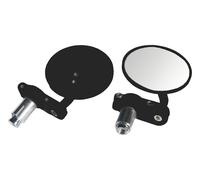 Specchi Retrovisori Bar End CNC Regolabili Moto Bike It Nero Pheonix