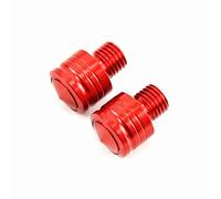 Specchi Retrovisori per Moto Tappi a Vite M8, PSLER 2Pcs Viti per Supporto Specchio da 8mm per la Maggior Parte dei Motocicli Alluminio CNC Accessori di Ricambio(1 x Senso Orario + 1 x Antiorario)