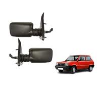 Specchi Specchietti Retovisore per Panda modello 141 dal 1986 al 2003 Specchio con calotta nera e con movimento vetro manuale con leva Destro Sinistro o Coppia (Sommità)