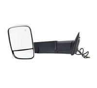 Specchi Specchietti Retovisori Per Dodge Ram 2500 2013 2014 2015-2018 Porta Specchio Montaggio Cromato Braccio Lungo Con Controllo Della Temperatura Laterale(1pc left)