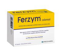Specchiasol Integratore Ferzym Colonsol – Fermenti lattici – 40 capsule