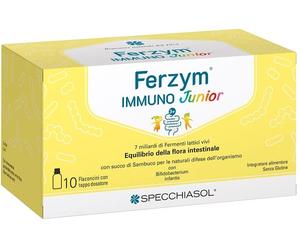 SPECCHIASOL Srl FERZYM IMMUNO JUNIOR 10 FLACONCINI 8 ML