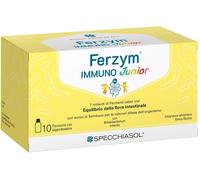 SPECCHIASOL Srl Integratore Ferzym Immuno Junior fermenti lattici, 10 flaconcini