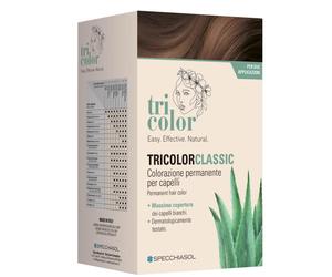 Specchiasol Tricolor Classic 7 Biondo - Colorazione permanente senza ammoniaca, kit 2 applicazioni