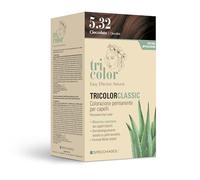 Specchiasol Tricolor Tinta per Capelli 2 applicazioni | Colore Capelli Senza Ammoniaca Permanente con Estratti Vegetali | Copertura Eccellente Dei Bianchi | Tinta Cioccolato 5.32