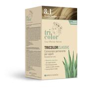 Specchiasol Tricolor Tinta per Capelli 2 applicazioni | Colore Capelli Senza Ammoniaca Permanente con Estratti Vegetali | Copertura Eccellente Dei Bianchi | Tinta Biondo Nordico 8.1