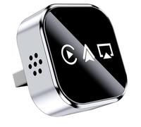 Specchiatura dello schermo per auto - Convertitore video automatico, adattatore per display cablato a wireless, 17 g, ultra leggero + 150-160 parole, metallo e vetro - per veicoli audio