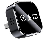 Specchiatura dello schermo per auto - Convertitore video automatico, adattatore per display cablato a wireless, 17 g, ultra leggero + 150-160 parole, metallo e vetro - per veicoli audio
