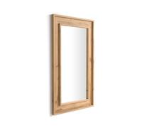 Specchiera Angelica da parete, 112x67 cm, Rovere Rustico