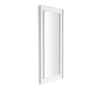 Specchiera Angelica da terra e parete, 160x67 cm, Bianco Frassino