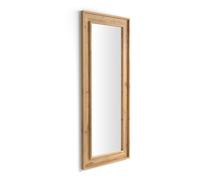 Specchiera Angelica da terra e parete, 160x67 cm, Rovere Rustico
