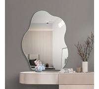 Specchiera Bagno Specchio Di Design Asimmetrico Specchio Ingresso Da Parete Antideflagrante Da Parete Grande Specchio Asimmetrico Asimmetrico Sformato E Senza Cornice Mirror Wall ( Size : 60x80cm/23.6