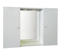 Specchiera Gemma con illuminazione LED 58x83 cm Bianco