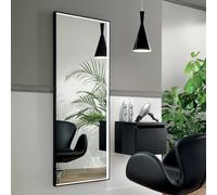 Specchiera grande da parrucchiere con illuminazione luce LED