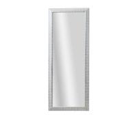 Specchiera in legno di ajus Maxi Praga 40x120 cm argento Argento