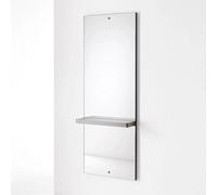 Specchiera per parrucchiere con mensola postazione da taglio capelli con specchio