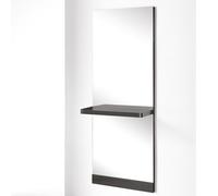 Specchiera per parrucchiere con mensola postazione da taglio capelli parrucchiere barbiere