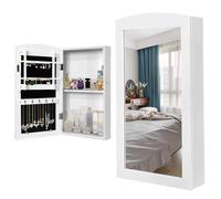 Specchiera Portagioie Parete Armadietto con Specchio Muro Porta Gioielli 60x30cm