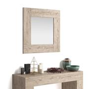 Specchiera quadrata, cornice Quercia, Evolution, 73 x 73 cm
