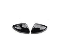 Specchiett Calotte Copri Specchietti Retrovisori Laterali Di Ricambio In Fibra Di Carbonio Neri Per VW Per Polo AW BZ 2017 2018 2019 2020 2021 2022 2023 Retrovisore Copertura(Black)
