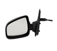 Specchietti Adatto A per Dacia Logan MCV II 02/2013 - SX Lato Conducente Nera
