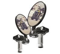 Specchietti BarEnd Per Moto Oxford - Set Nero OX577