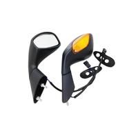 Specchietti Con Indicatori Direzione Integrati Per Aprilia RSV 1000 Per FACTORY 2004-2008 RSV Per MILLE/R 2004-2007 - Ricambi Per Moto(MT335-BK-Orange)