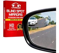 Specchietti Convessi per Angolo Cieco - Accessori Retrovisori Interni Auto - Coppia di Specchi Aggiuntivi per Visione Ampia e Maggiore Sicurezza su Strada (2 Pezzi)