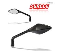 Specchietti coppia retrovisori barracuda street NERO OPACO